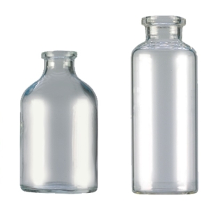 Production of pharmaceutical glass packaging containers